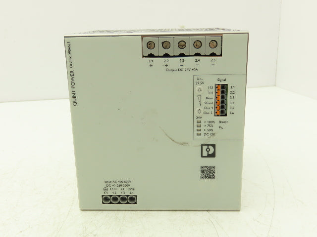 Phoenix Contact QUINT4-PS/3AC/24DC/40 Quint Power Supply 24VDC Out EOE15010569