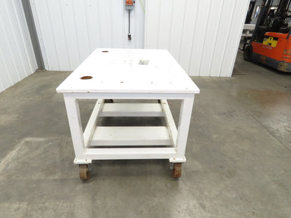 7/8" Thick Top Steel Fabrication Welding Layout Table Work Bench 33"x51"x31.25"