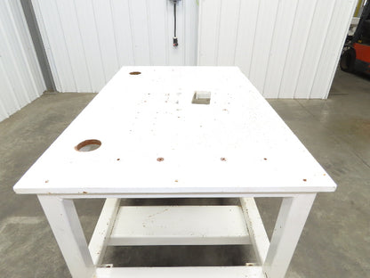 7/8" Thick Top Steel Fabrication Welding Layout Table Work Bench 33"x51"x31.25"