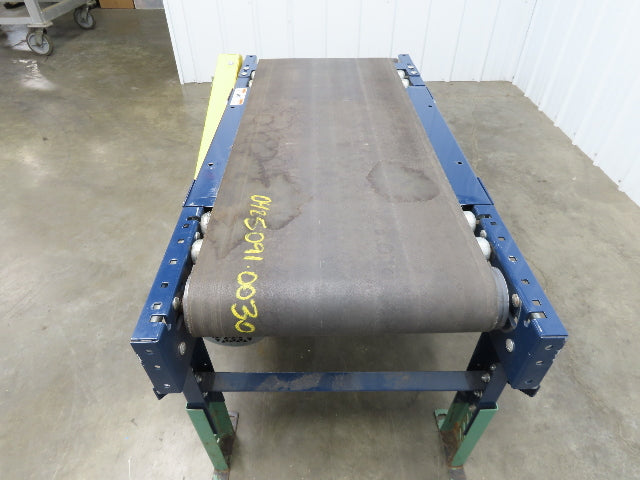 23"x 4' Slider Bed Conveyor 18"Belt .5Hp 115V Variable Speed Drive 65FPM