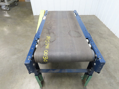 23"x 4' Slider Bed Conveyor 18"Belt .5Hp 115V Variable Speed Drive 65FPM