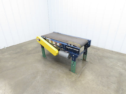 23"x 4' Slider Bed Conveyor 18"Belt .5Hp 115V Variable Speed Drive 65FPM