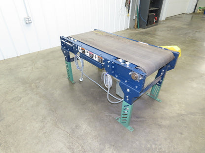 23"x 4' Slider Bed Conveyor 18"Belt .5Hp 115V Variable Speed Drive 65FPM