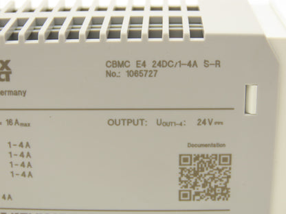 Phoenix Contact CBMCE424DC/1-4A S-R Multi Channel Electronic Circuit Breaker 24V