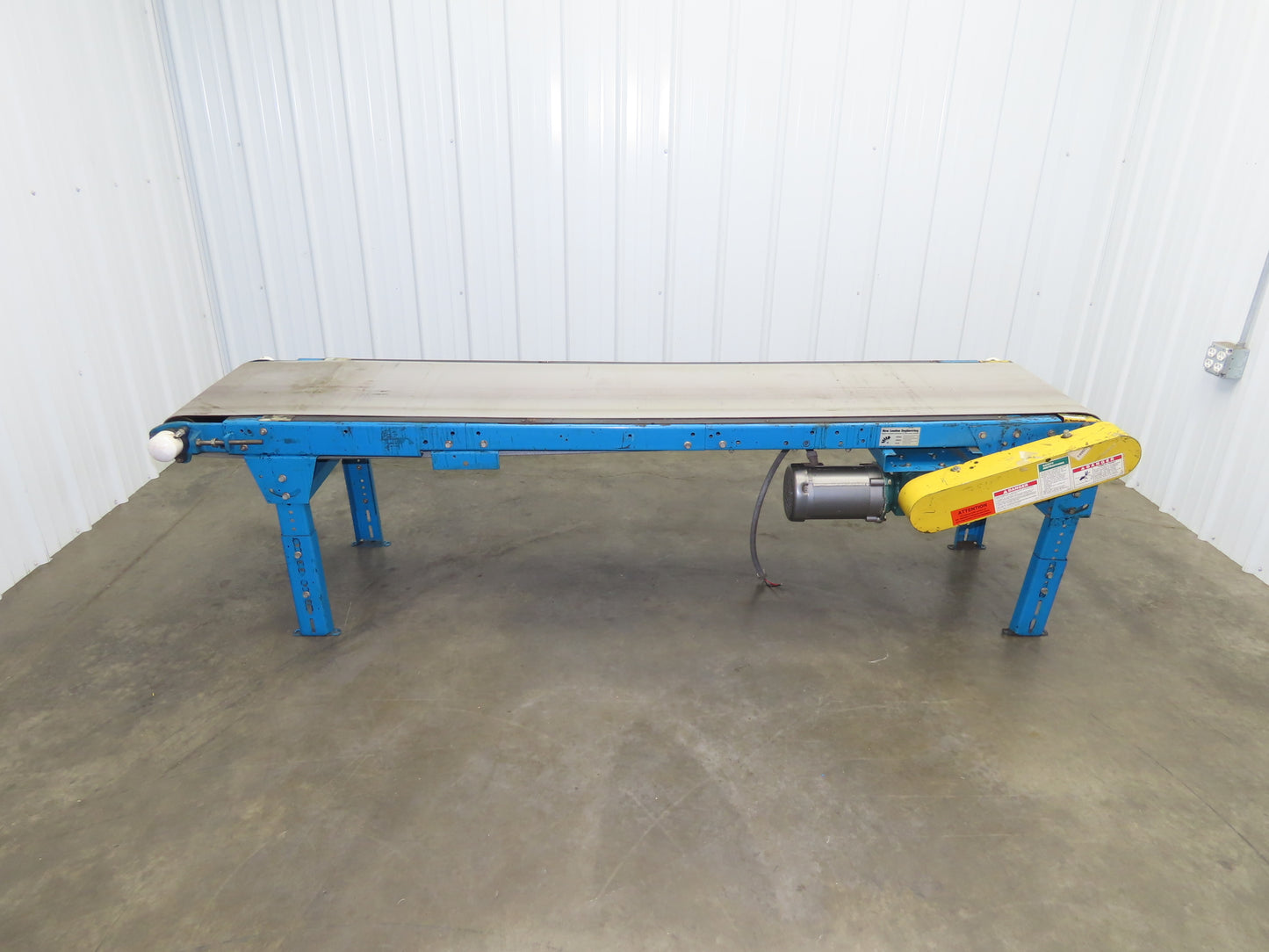 New London Engineering 21"x 8' Conveyor 12"Belt .33Hp 230/460V 3PH 48FPM