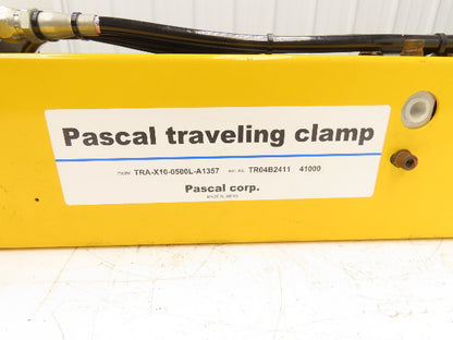 Pascal TRA-X10-0500L-A1357 Traveling Die Clamp TR Series LH 100kN 1357mm Stroke
