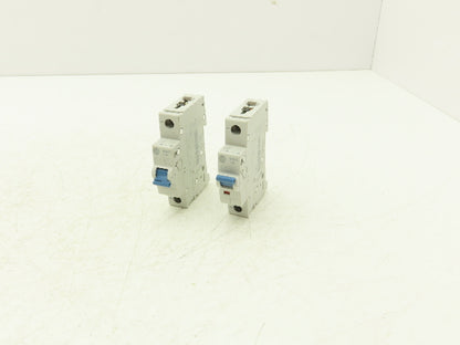 Allen Bradley 1492-D1C080 Mini Circuit Breaker 8A 1-Pole 220V 1PH Ser D Lot of 2