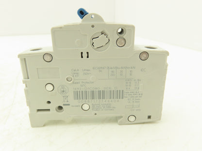Allen Bradley 1492-D1C080 Mini Circuit Breaker 8A 1-Pole 220V 1PH Ser D Lot of 2