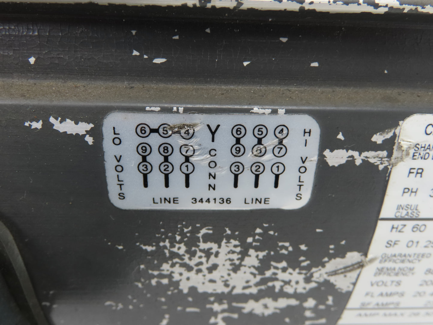 U.S. Electrical Motors S671 AC Motor 7.5Hp 3515rpm 230/460V 3ph 213TC TE