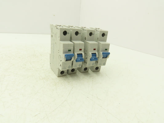 Allen Bradley 1492-D1C160 Mini Circuit Breaker 16A 1-Pole 220V 1PH Lot of 4