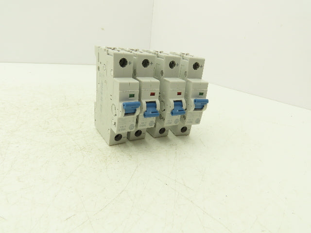 Allen Bradley 1492-D1C160 Mini Circuit Breaker 16A 1-Pole 220V 1PH Lot of 4