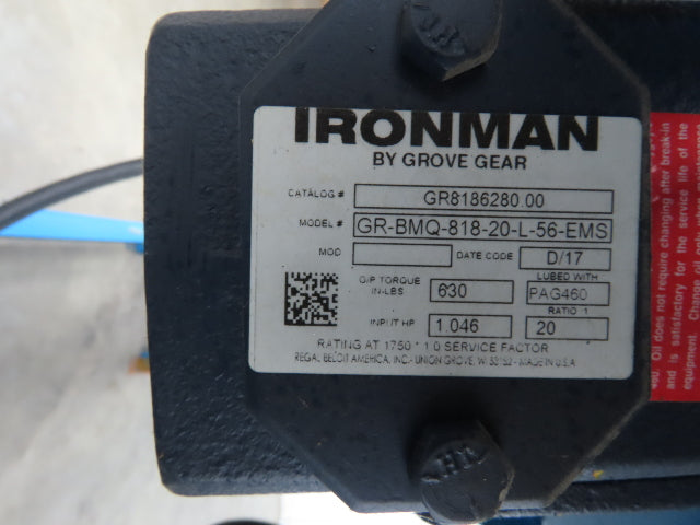 New London Engineering 11"x 5' Incline Conveyor 8"Belt .33Hp 115/230V 1PH 90FPM