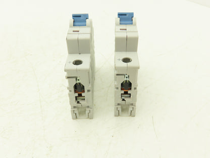 Allen Bradley 1492-D1C060 Mini Circuit Breaker 6A 1-Pole 220V 1PH Ser D Lot of 2