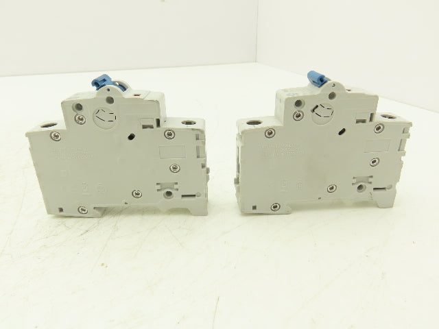 Allen Bradley 1492-D1C060 Mini Circuit Breaker 6A 1-Pole 220V 1PH Ser D Lot of 2