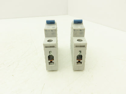 Allen Bradley 1492-D1C060 Mini Circuit Breaker 6A 1-Pole 220V 1PH Ser D Lot of 2