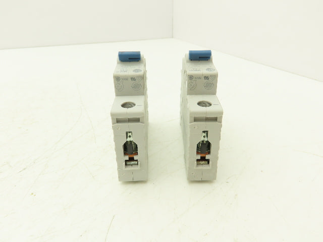 Allen Bradley 1492-D1C060 Mini Circuit Breaker 6A 1-Pole 220V 1PH Ser D Lot of 2