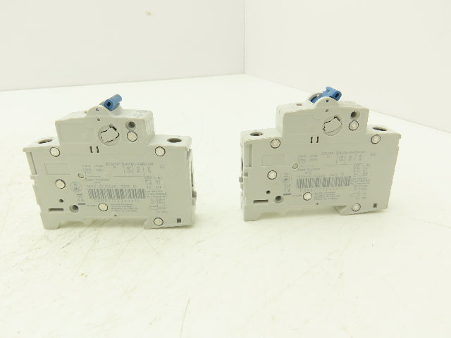 Allen Bradley 1492-D1C060 Mini Circuit Breaker 6A 1-Pole 220V 1PH Ser D Lot of 2