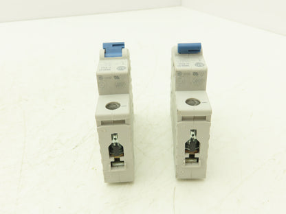 Allen Bradley 1492-D1C400 Mini Circuit Breaker 40A 1-Pole 220V Ser D Lot of 2