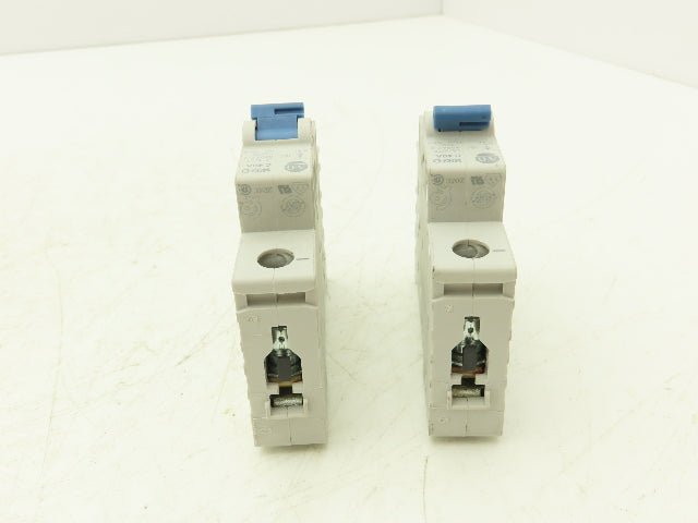 Allen Bradley 1492-D1C400 Mini Circuit Breaker 40A 1-Pole 220V Ser D Lot of 2