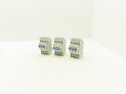 Allen Bradley 1489-M C 6A Mini Circuit Breaker 6A 3-Pole 277/480V 3PH Lot of 3