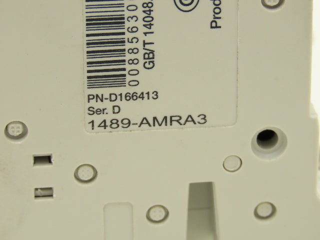 Allen Bradley 1489-M C 6A Mini Circuit Breaker 6A 3-Pole 277/480V 3PH Lot of 3