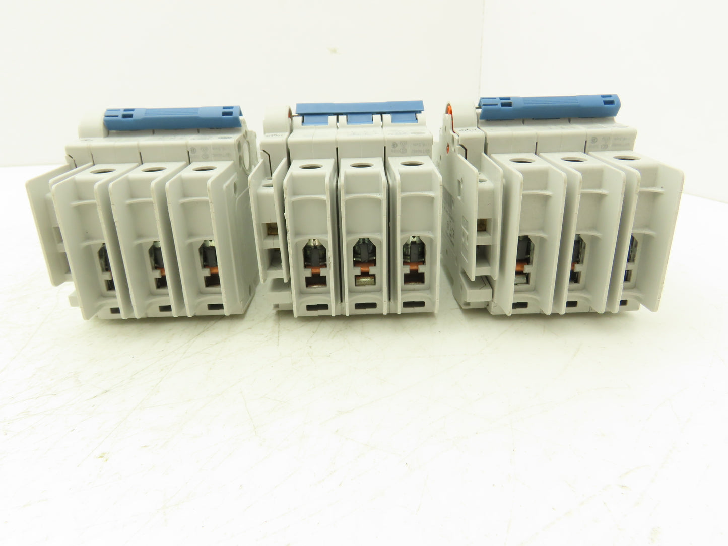 Allen Bradley 1489-M C 6A Mini Circuit Breaker 6A 3-Pole 277/480V 3PH Lot of 3
