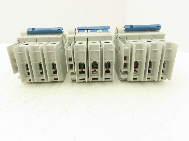 Allen Bradley 1489-M C 6A Mini Circuit Breaker 6A 3-Pole 277/480V 3PH Lot of 3