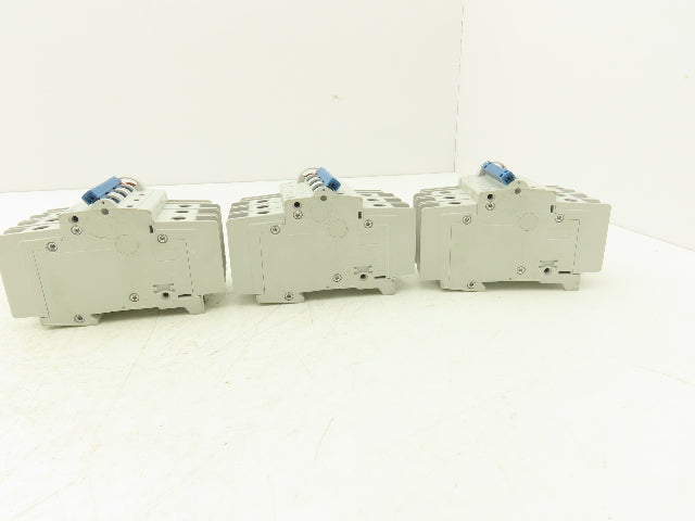 Allen Bradley 1489-M C 6A Mini Circuit Breaker 6A 3-Pole 277/480V 3PH Lot of 3