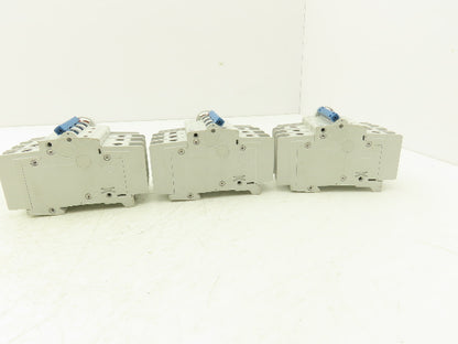 Allen Bradley 1489-M C 6A Mini Circuit Breaker 6A 3-Pole 277/480V 3PH Lot of 3