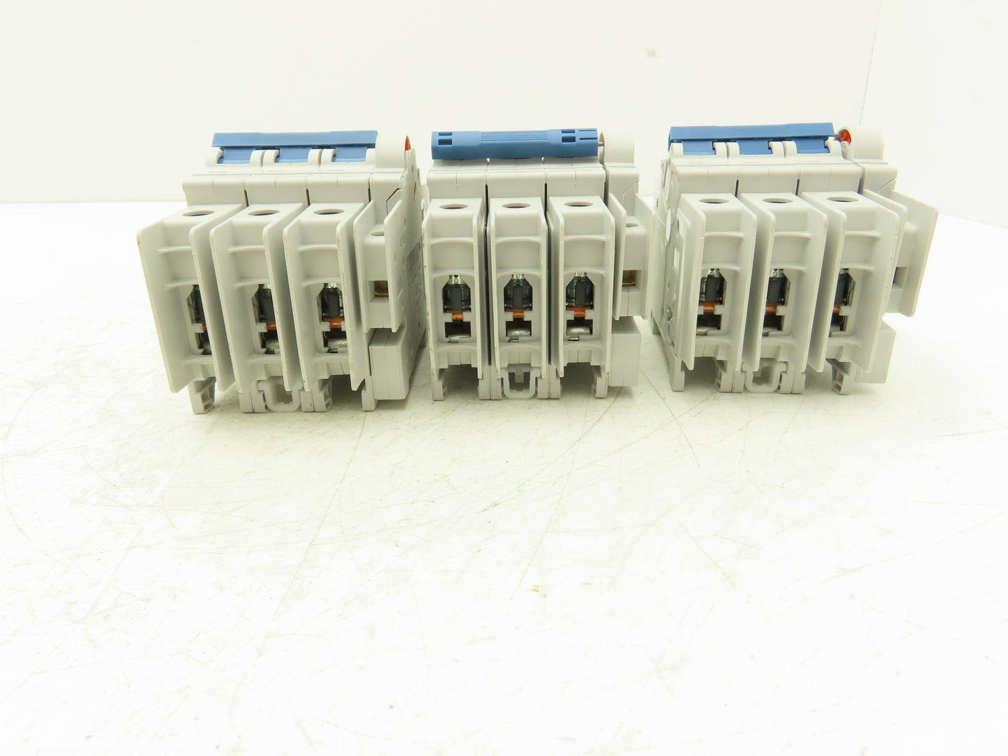 Allen Bradley 1489-M C 6A Mini Circuit Breaker 6A 3-Pole 277/480V 3PH Lot of 3