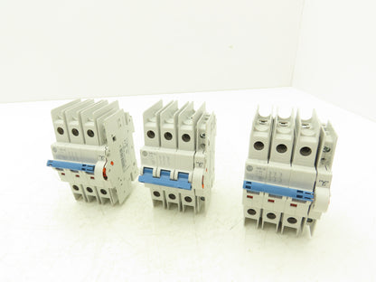 Allen Bradley 1489-M C 6A Mini Circuit Breaker 6A 3-Pole 277/480V 3PH Lot of 3