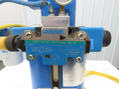 Eaton Vickers Hydraulic Power Unit 5 Gallon Tank 1.44GPM 2500PSI 460VAC