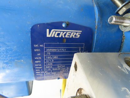 Eaton Vickers Hydraulic Power Unit 5 Gallon Tank 1.44GPM 2500PSI 460VAC