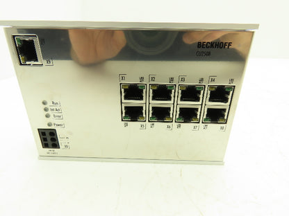Beckhoff CU2508 8-Port Multiplier 100Mbps w/One Gbit Uplink 24VDC