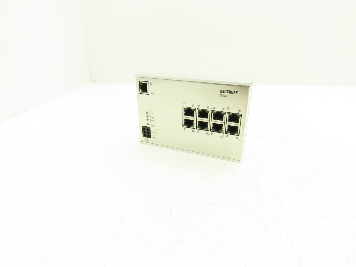 Beckhoff CU2508 8-Port Multiplier 100Mbps w/One Gbit Uplink 24VDC