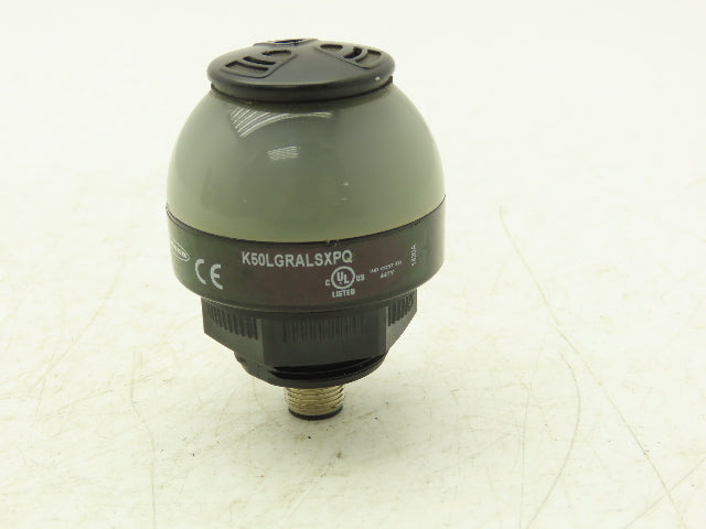 Banner K50LGRALSXPQ LED Indicator Audible 2 Color 12-30VDC Stack Light 50mm M12