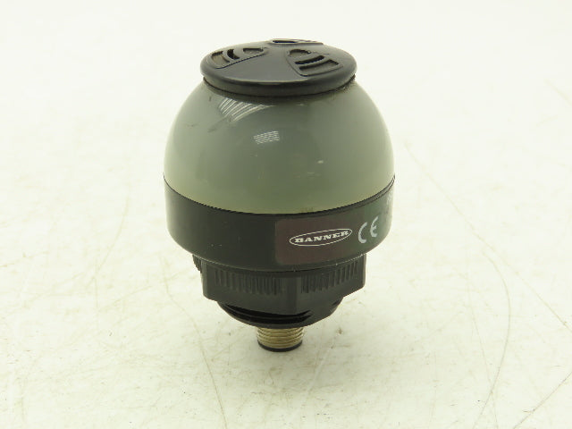 Banner K50LGRALSXPQ LED Indicator Audible 2 Color 12-30VDC Stack Light 50mm M12