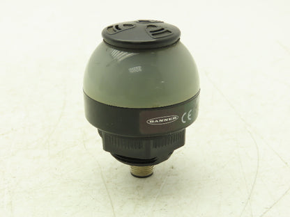 Banner K50LGRALSXPQ LED Indicator Audible 2 Color 12-30VDC Stack Light 50mm M12