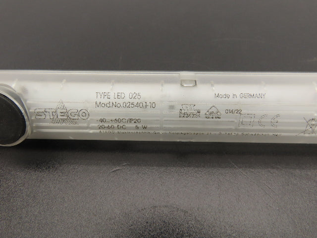 Stego 02540.1-10 Ecoline LED Enclosure Light Magnet Mount On/Off Switch 20-60VDC