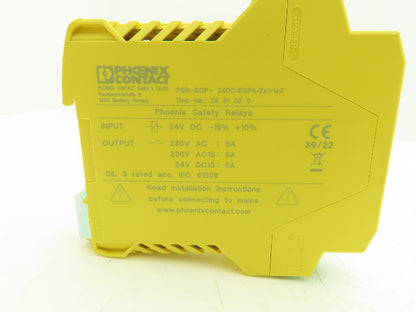 Phoenix Contact PSR-SCP-24DC/ESP4/2X1/1X2 Safety Relay Module 24V