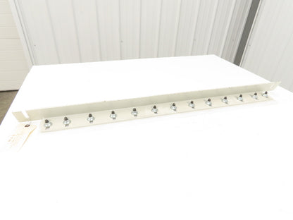 Hytrol BPC/HSS 37" Belt Conveyor Inline Transition Slide Rail Grey 42"OAL