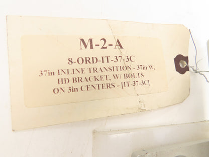 Hytrol BPC/HSS 37" Belt Conveyor Inline Transition Slide Rail Grey 42"OAL