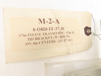 Hytrol BPC/HSS 37" Belt Conveyor Inline Transition Slide Rail Grey 42"OAL