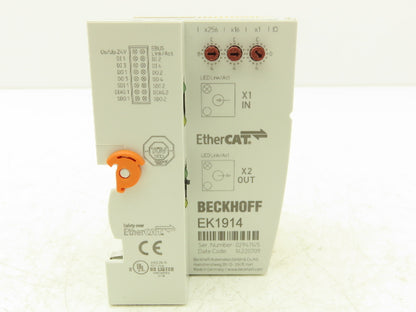 Beckhoff EK1914 PLC Input Output EtherCAT Coupler Safety I/O W/Input & Output