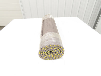 Rexnord HP7705-26.50 MatTop Plastic Conveyor Belt Chain 26.5"W x 5' Length Brown