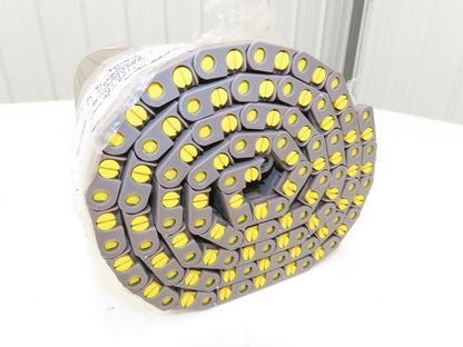 Rexnord HP7705-26.50 MatTop Plastic Conveyor Belt Chain 26.5"W x 5' Length Brown