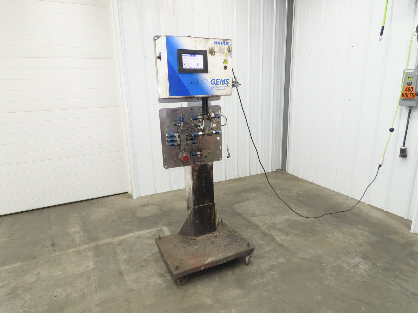 Binks E2L-125201 Gems Mix Solutions 5-Color Paint Proportioner System Read Desc