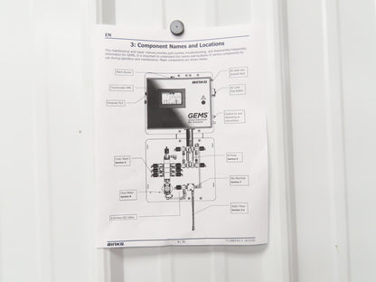 Binks E2L-125201 Gems Mix Solutions 5-Color Paint Proportioner System Read Desc