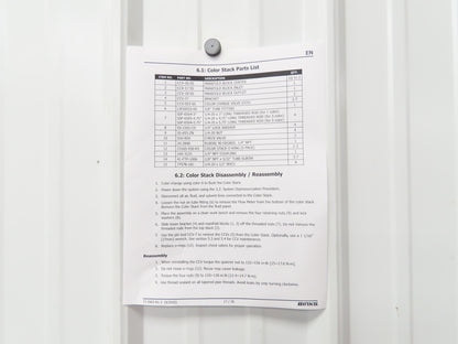 Binks E2L-125201 Gems Mix Solutions 5-Color Paint Proportioner System Read Desc