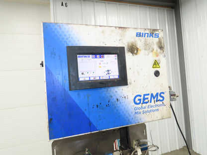 Binks E2L-125201 Gems Mix Solutions 5-Color Paint Proportioner System Read Desc